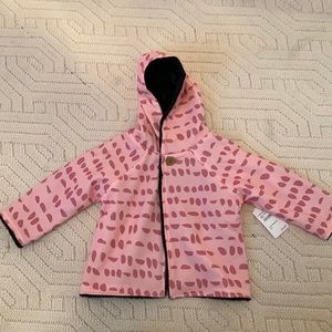 NWT reversible girls Jacket 18-24 months